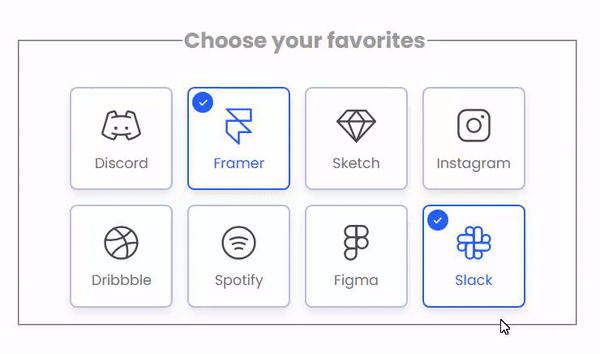 Checkbox Tiles