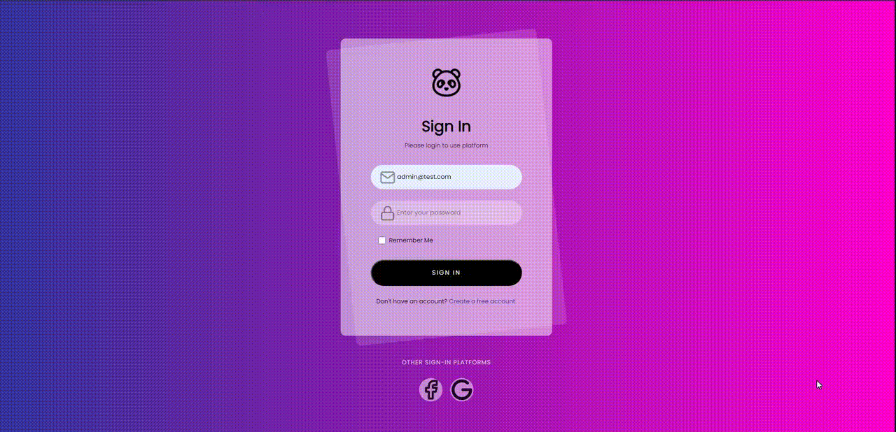Login Page